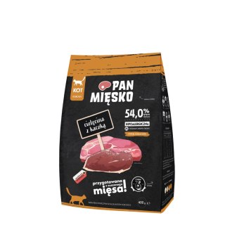PAN MI�SKO PAN MIĘSKO Cielęcina z kaczką M 400g dla kota