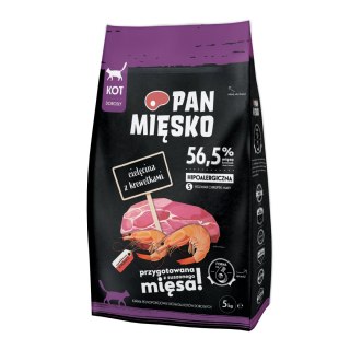 PAN MI�SKO PAN MIĘSKO Cielęcina z krewetkami S 5kg dla kota