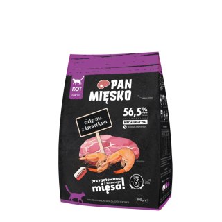 PAN MI�SKO PAN MIĘSKO Sucha karma dla kota - Cielęcina z krewetkami
