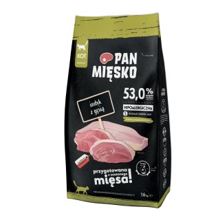 PAN MI�SKO PAN MIĘSKO Sucha karma dla kota - Indyk z gęsią, 1,6 kg