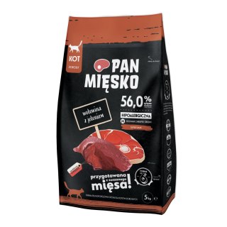 PAN MI�SKO PAN MIĘSKO Wołowina z jeleniem M 5kg dla kota