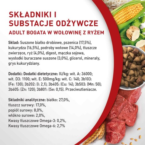 PURINA ONE PURINA ONE Mini Adult Wołowina, ryż - sucha karma dla psa - 800g