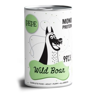 Paka Zwierzaka PEPE MONO PROTEIN Boar (dziczyzna) 400g