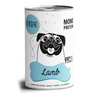 Paka Zwierzaka PEPE MONO PROTEIN Lamb (jagnięcina) 400g