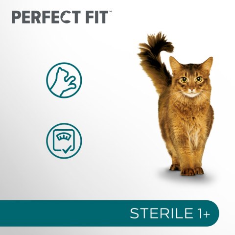 Perfect Fit Perfect Fit™ - sucha karma pełnoporcjowa dla dorosłych kotów po zabiegu kastracji, bogata w kurczaka 7kg