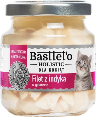 Basttet'o Basttet'o Holistic Filet Z Indyka Dla Kociąt 130g