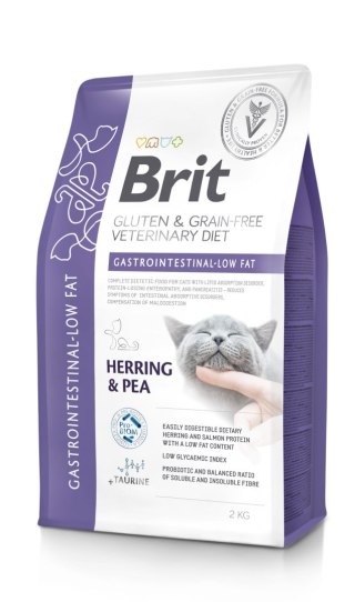 Brit veterinary Brit GF Veterinary Diets Cat Gastrointestinal-Low Fat 2kg
