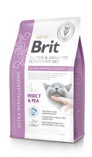 Brit veterinary Brit GF Veterinary Diets Cat Gluten & Grain Free Ultra-Hypoallergenic 2kg