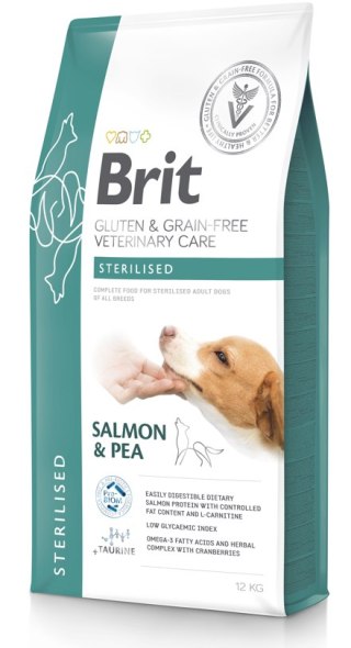Brit veterinary Brit GF Veterinary Diets Dog Gluten & Grain Free Sterilised 12kg