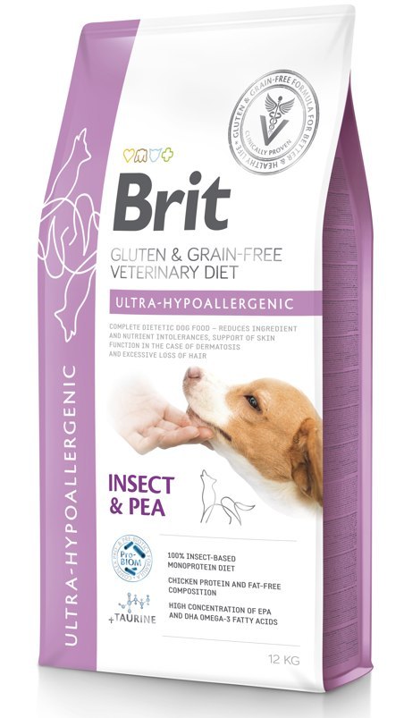 Brit veterinary Brit GF Veterinary Diets Dog Ultra-Hypoallergenic Insect 12kg