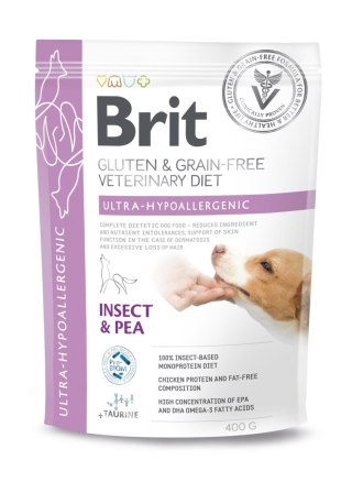 Brit veterinary Brit GF Veterinary Diets Dog Ultra-Hypoallergenic Insect 400g