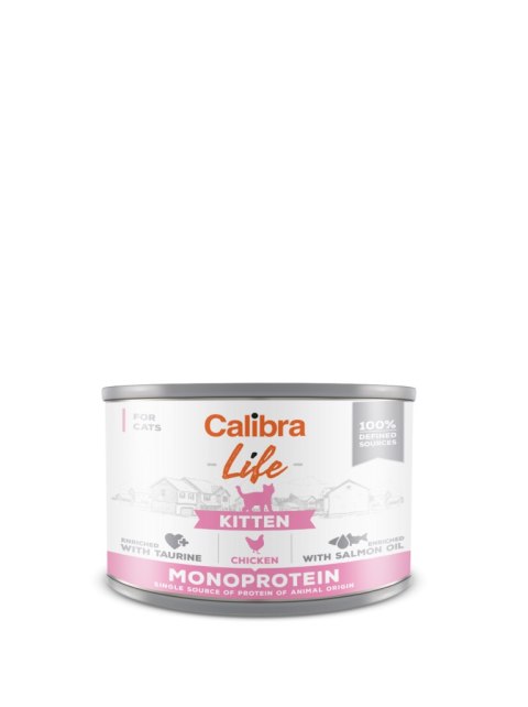 Calibra Calibra Cat Life Kitten Karma Dla Kota Z Kurczakiem 200g