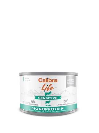 Calibra Calibra Cat Life Sensitive Karma Dla Kota Z Jagnięciną 200g