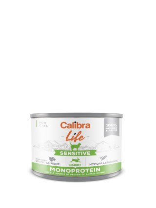 Calibra Calibra Cat Life Sensitive Karma Dla Kota Z Królikiem 200g