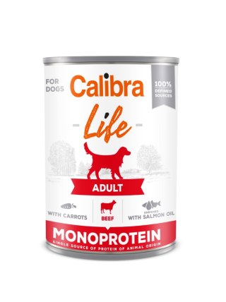 Calibra Calibra Dog Life Adult Beef With Carrots Karma Dla Psa 400g