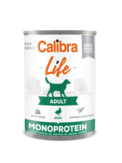Calibra Calibra Dog Life Adult Duck With Rice Karma Dla Psa 400g
