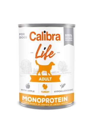 Calibra Calibra Dog Life Adult Turkey With Apples Karma Dla Psa 400g