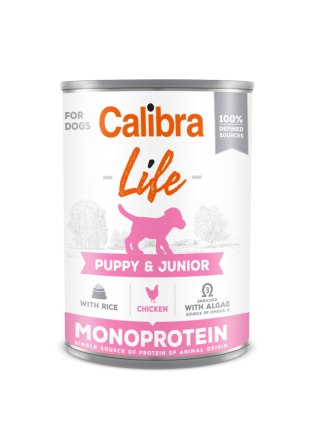Calibra Calibra Dog Life Puppy & Junior Chicken Karma Dla Psa 400g