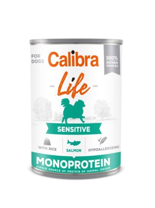 Calibra Calibra Dog Life Sensitive Salmon With Rice Karma Dla Psa 400g