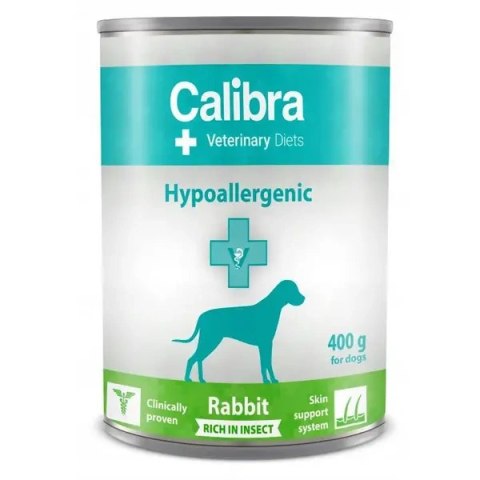 Calibra Calibra Veterinary Diets Hypoallergenic Insect Rabbit Karma Dla Psa 400g