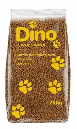 Cargill Dino Sucha Karma z Wołowiną dla Psów 20kg
