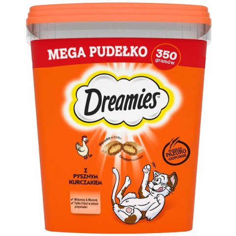 Dreamies Dreamies Przysmak Dla Kotów Kurczak Mega Pudełko 350g