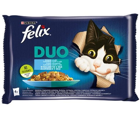 Felix Felix Duo Rybne Smaki W Galaretce 4x85g