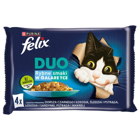 Felix Felix Duo Rybne Smaki W Galaretce 4x85g