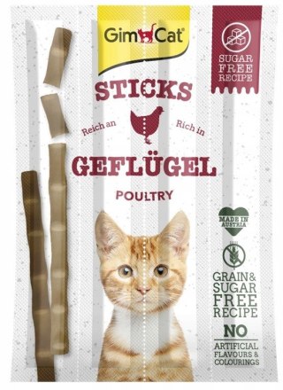 Gimborn Gimcat Sticks Przysmak Dla Kota Z Drobiem I Wątróbką 4szt
