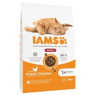 Iams IAMS For Vitality Karma Sucha Dla Kotów Dorosłych Indoor Kurczak 10kg