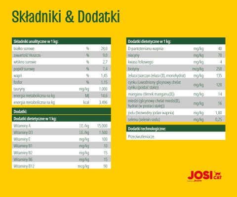 JosiCat Josera JosiCat Crunchy Chicken 18kg