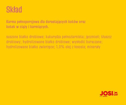 JosiCat Josera Josicat Kitten Karma Sucha Dla Kociąt 10kg