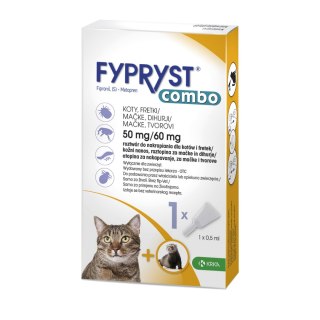 KRKA Krka Fypryst Combo Dla Kota 50mg-60mg/0,5ml 1 Pipeta
