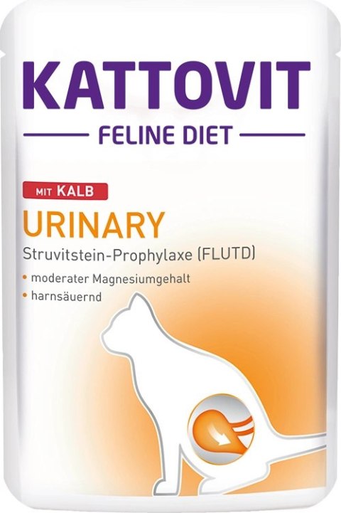 Kattovit Kattovit Urinary Cielęcina 85g