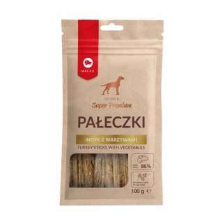 Maced MACED Pałeczki Indyk z Warzywami 100g
