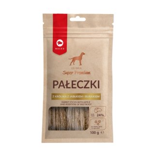 Maced MACED Pałeczki z Królika z Jabłkiem i Burakiem 100g
