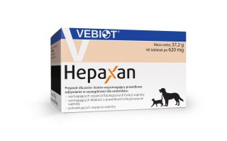 Nutrifarm Sp. z o.o. Vebiot Hepaxan Suplement Dla Psa 60 Tabletek
