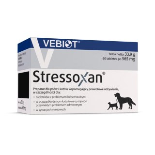 Nutrifarm Sp. z o.o. Vebiot Stressoxan Suplement Dla Psa 60 Tabletek