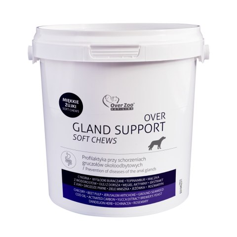 Over Zoo Over Gland Support Soft Chews Na Gruczoły Okołoodbytowe 90 Żujek
