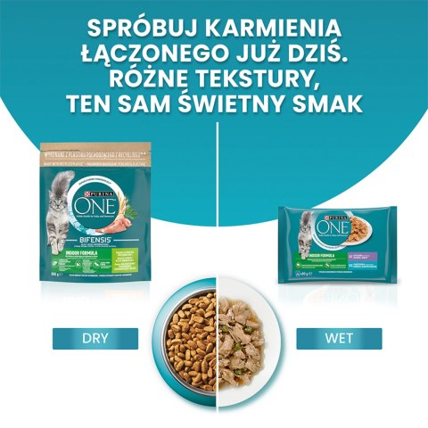 PURINA ONE Purina One Indoor Formula Karma Dla Kota Z Tuńczykiem I Zieloną Fasolką 85g