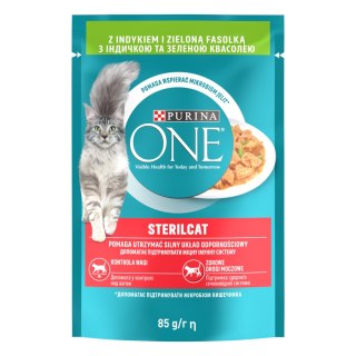 PURINA ONE Purina One Sterilcat Karma Dla Kota Z Indykiem I Zieloną Fasolką 85g