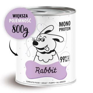 Paka Zwierzaka PEPE Mono Protein Rabbit (Królik) 800g