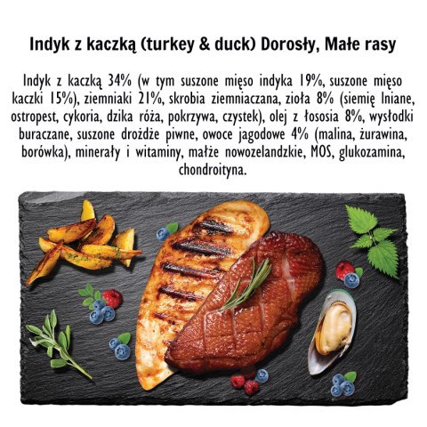 Paka Zwierzaka Paka Zwierzaka Seventh Heaven Karma Sucha Dla Psów Indyk Z Kaczką Mini 1,5kg