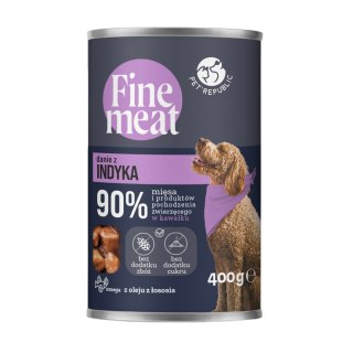 Pet Republic PetRepublic FineMeat Danie Z Indyka Dla Psów 400g