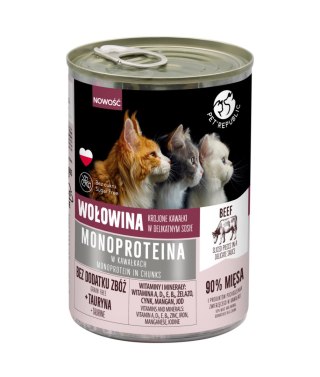 Pet Republic PetRepublic Monoprotein Wołowina 400g - karma monobiałkowa dla kotów
