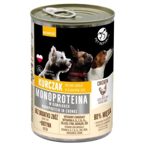 Pet Republic PetRepublic Monoproteina Kurczak 400g - karma monobiałkowa dla psów