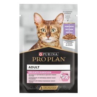 Purina Pro Plan Pro Plan Nutrisavour Delicate Karma Dla Kota Z Indykiem W Sosie 85g