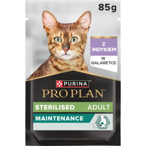 Purina Pro Plan Purina Pro Plan Sterilised Karma Dla Kota Z Indykiem 85g