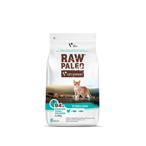 RAW PALEO Vetexpert Raw Paleo Sterilised Cat 6kg