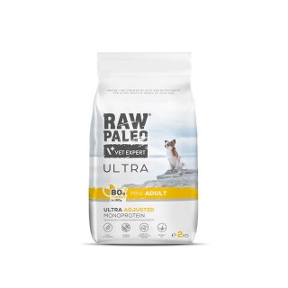 RAW PALEO Vetexpert Raw Paleo Ultra Karma Dla Psa Dorosłego Mini Indyk 2kg